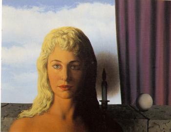 Rene Magritte : the ignorant fairy of portrait of anne-marie crowet